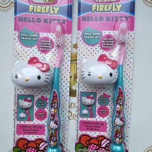 Hello Kitty Kids toothbrush with cap 2pk